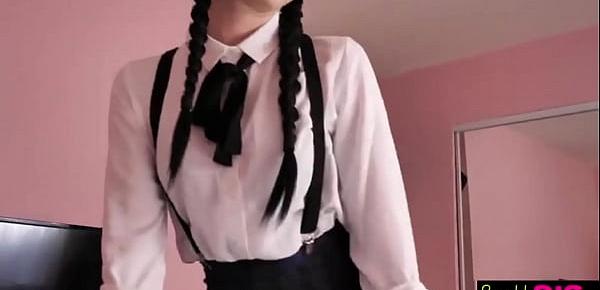  cutest Schoolgirl is my stepsister and i fuck her hard